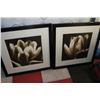 Image 1 : PAIR OF FRAMED SHOWHOME FLOWER PICTURES