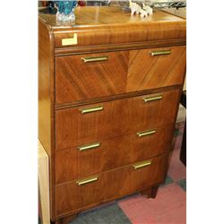 ANTIQUE 4 DRAWER DRESSER