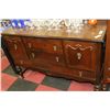 Image 3 : VINTAGE 1940'S 60" X 35" HUTCH W 54" SIDEBOARD
