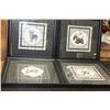 Image 1 : SHOWHOME SET OF 4 FRAMED DOG PICTURES