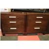 Image 1 : PAIR OF SHOWHOME 3 DRAWER NIGHT STANDS