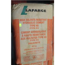 40 KG BAG OF LEFARGE HIGH SULPHATE RESISTANT