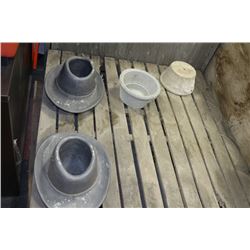 PALLET W/ 4 ASSORTED PLANTERS