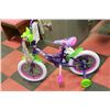 Image 1 : HUFFY TINKERBELL BIKE WITH TRAINING WHEELS