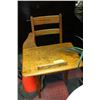 Image 1 : WOODEN SCHOOL DESK