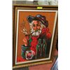 Image 1 : FRAMED NEEDLEPOINT PICTURE OF OLD MAN