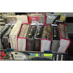 FLAT OF ASSORTED NEW CURTAINS