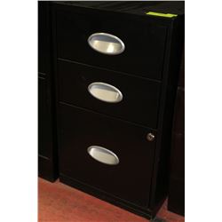 BLACK SMALL SIZE 2-DRAWER FILE CABINET