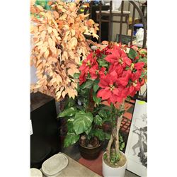 3 ASST ARTIFICIAL PLANTS