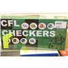 Image 1 : CFL LOGO CHECKERS ( NEW IN BOX )