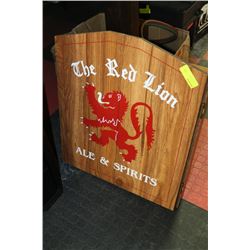 "THE RED LION" ALE & SPIRITS DARTBOARD CASE