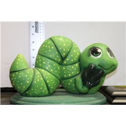 LARGE GREEN CATERPILLAR BANK