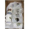 Image 1 : FLAT OF COLLECTIBLE CAR GLASSES & MUGS