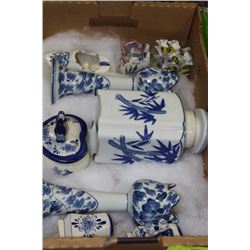 BLUE & WHITE DENMARK & HOLLAND COLLECTIBLES