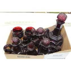 BOX OF AVON COLLECTIBLES