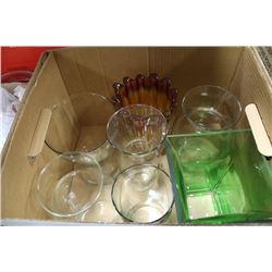 BOX OF 7 ASSORTED VASES