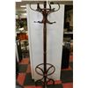 Image 1 : LARGE WOODEN COAT RACK 72 1/2" TALL