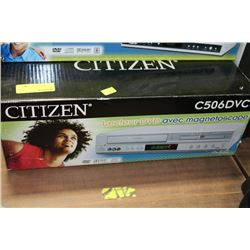 CITIZEN DVD/VCR COMBO ON CHOICE