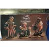 Image 1 : HAND PAINTED PORCELAIN CHRISTMAS FIGURES ON CHOICE