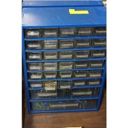 SMALL BLUE NUT & BOLT ORGANIZER
