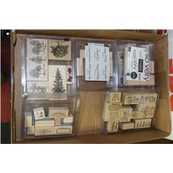 FLAT OF NEW ARTS & CRAFTS STAMP SETS