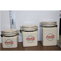 COCA-COLA CANISTER SET