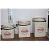 Image 1 : COCA-COLA CANISTER SET