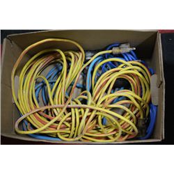 BOX W/ 3 EXTENTION CORDS