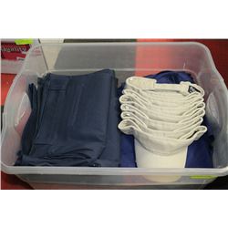 TOTE OF WORK CLOTHES