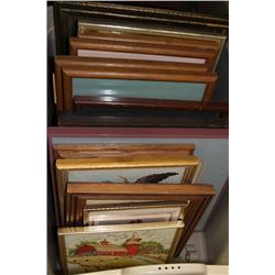 FLAT OF ESTATE PICTURES & NEEDLEPOINTS