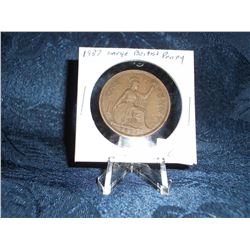 1937 LARGE BRITISH PENNY (L118-6)