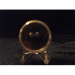 BLACK AKOYA PEARL STUD EARRINGS (L118-8)