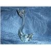 Image 1 : GLASS COLLECTIBLE SWAN ORNAMENT (L118-11)