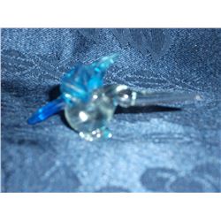 GLASS COLLECTIBLE HUMMINGBIRD ORNAMENT (L118-12)