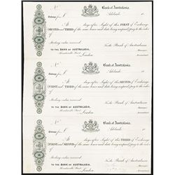 Bank of Australasia Proof Exchanges.