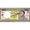 Image 1 : Banque Nationale Du Congo, 1 Zaires = 100 Makuta, 1968 Issue Specimen.