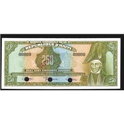 Banque De La Republique D'Haiti Tyvek Banknote