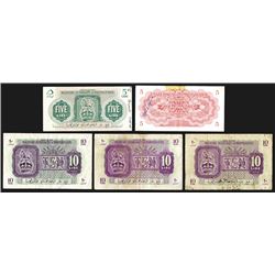 Military Authority in Tripolitania, & United Kingdom, 1943-55, Lot of 5