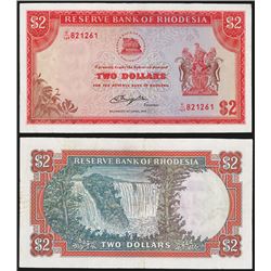 Reserve Bank of Rhodesia, 1979 Issue Banknote.