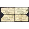 Image 1 : Molochansk Agricultural Credit Union, 1918, Set of 4 Issued Notes