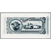 Image 1 : Banco Italiano Del Uruguay, Montevideo, 1887 Issue Proof Banknote Back.