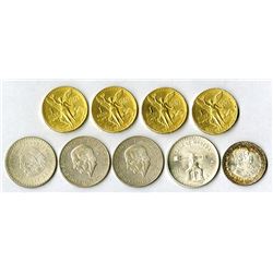 Mexico Silver Bullion Assortment.