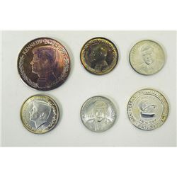 John F. Kennedy Coins & Medals with silver.