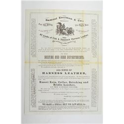 Horse Harnesses & Fire Engine Hose broadside.