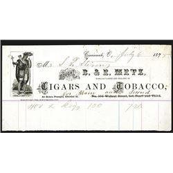 B. & E. Metz, Cigars and tobacco