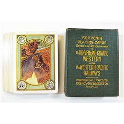 Denver & Rio Grande Western Railroad Playing Cards.