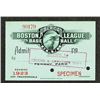 Image 1 : Boston American League Base Ball Club - 1923 Season Pass Specimen.