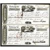 Image 1 : Mechanics & Traders Bank Uncut Check Pair.