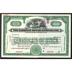 Gardner Motor Company, Inc., (ca.1920-31) Specimen.