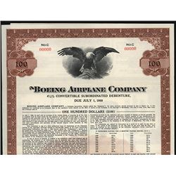 Boeing Airplane Co. Specimen Bond.